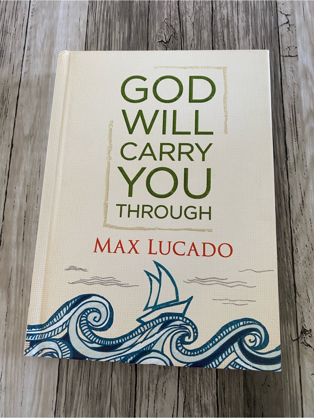 📕 GOD WILL CARRY YOU THROUGH/MAX LUCADO